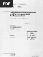 ISO834 Fire Resistance Tests