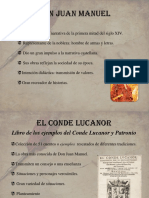 Presentación El Conde Lucanor 2º ESO