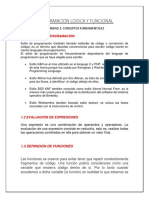 Programacion Logica y Funcional - Unidad I