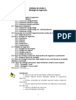 Unitatea de Studiu 2 - Strategii de Negociere