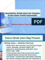 Akuntabilitas Akhlak Islami Dan Integritas Profesi Dalam Praktek