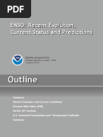 ENSO: Recent Evolution, Current Status and Predictions: Update Prepared by