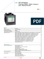 PowerLogic PM8000 Series - METSEPM8240 PDF