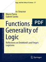 (Logic, Epistemology, And the Unity of Science 37) Hourya Benis-Sinaceur, Marco Panza, Gabriel Sandu (Auth.)-Functions and Generality of Logic_ Reflections on Dedekind's and Frege's Logicisms-Springer