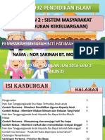 Sistem Masyarakat (Kedudukan Kekeluargaan)