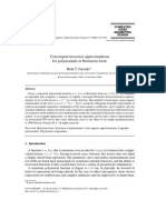 Convergent Inversion Approximations For Polynomials in Bernstein Form