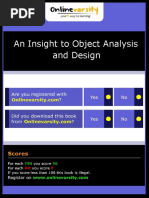 An Insight To Object Analysis and Design - INTL