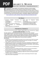 CV Template Accounts Payable