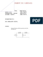 Assignment No. 1 (Eet-412