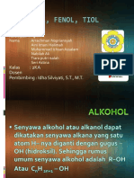 Alkohol, Fenol, Tiol