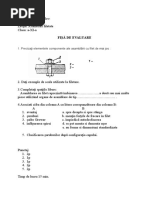 Fisa de Evaluare Asamblari Filetate