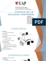 Biomecanica de La Columna Vertebral