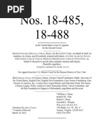 Citizens United & Citizens United Foundation Amicus Brief in 2nd Circuit Court of Appeals Re: DACA