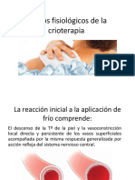 Efectos Fisiológicos de La Crioterapia