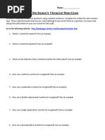 Chemical Reactions Webquest 3