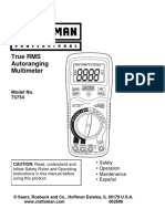 Craftsman 73754 Manual