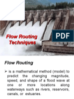 Flow Routing Techniques (Group 9)