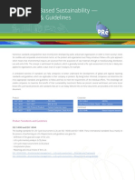 Life Cycle Based Sustainability Standards Guidelines