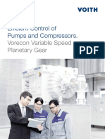 Efficient Control of Pumps and Compressors Vorecon Variable Speed Planetary Gear