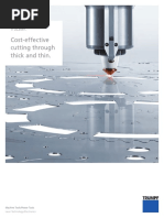 Cost-Effective Cutting Through Thick and Thin.: Trulaser