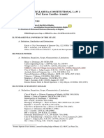 Constitutional Law 2 Syllabus