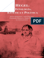 Hegel Ontología Estética y Política