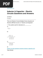 Questions & Answers On Inductance, Capacitance, and Mutual Inductance