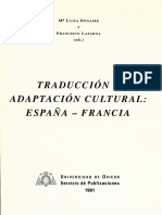 Dialnet TraduccionYAdaptacionCulturalEspanaFrancia 6019 PDF