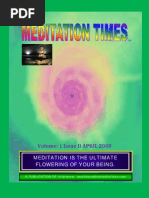 Meditation Times April 2008