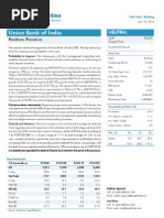 Union Bank of India: Positives Priced-In