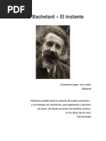 Gaston Bachelard - El Instante