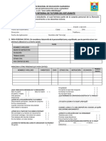 Ficha Integral de Tutoría Del Estudiante