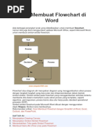 Cara Membuat Flowchart Di Word