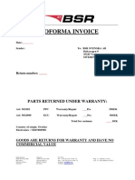 Proforma Invoice