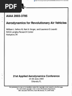 Aerodynamics For Revolutionary Air Vehicles: AIAA 2003-3785