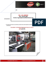 Bolseadora y Extrusora de Pelicula Luis Jimenez