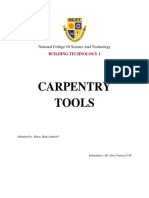 Carpentry Tools: National College of Science and Technology