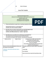 Lesson Plan Plants Parts