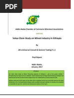 Value Chain Study On Wheat Industry in Ethiopia