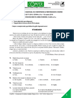 Subiect Comper Comunicare EtapaII 2017 2018 clasaII PDF