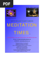 Meditation Times March 2008