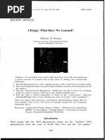 Ufology, What We Have Learned PDF