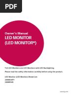 LG Monitor Manual