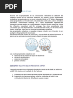 Propiedades Coligativas Del Agua