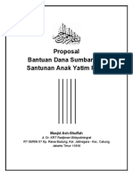 Proposal Kegiatan Santunan Anak Yatim Piatu Masjid Ash-Shuffah.