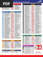 Dubai Bus Route April 2017