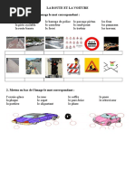 51 Vocabulaire Route-Voiture