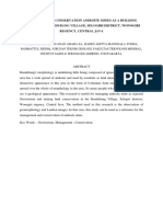 Management & Conservation Andesite Mines As A Building Materials in Randubang Village, Selogiri District, Wonogiri Regency, Central Java