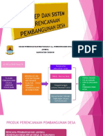 Konsep Dan Sistem Perencanaan Pembangunan Desa