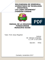 Genesis Manual de La Organización